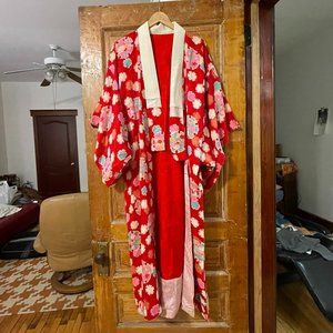 Vintage Japanese Silk Kimono